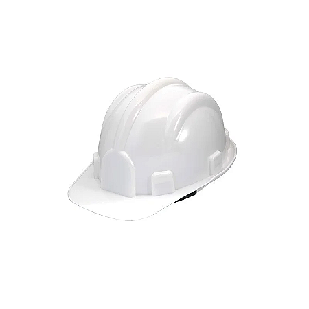 Capacete para Obra com Carneira Branco Worker