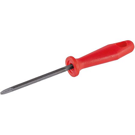 Lima Triangular Delgada 4" com Cabo Worker