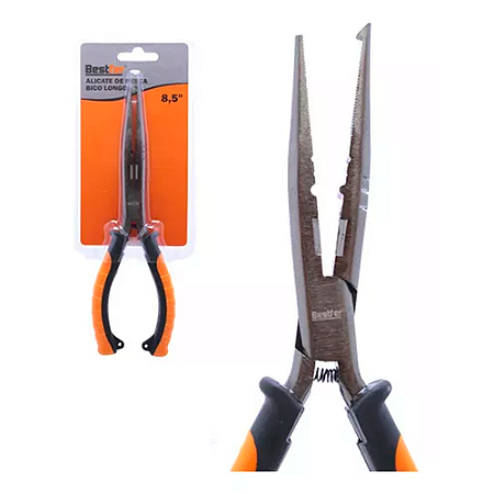 Alicate de Pesca Bico Longo 8,5" Bestfer