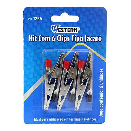 Kit Tipo Jacare com 6 Pçs Western