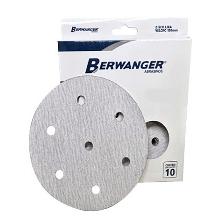 Lixa com velcro G.180 180mm Cx/10 Berwanger