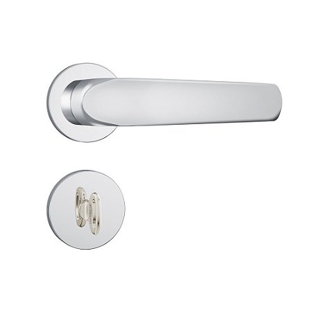 Fechadura Banheiro Inox Roseta Stam