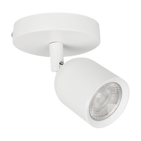 Spot Led Sobrepor Redondo 7w Branco Quente Avant