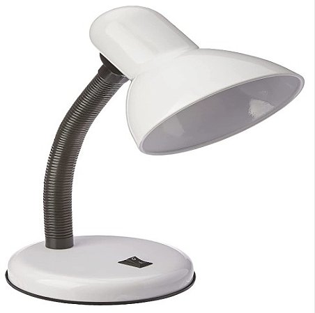 Luminária de Mesa Branca Taschibra