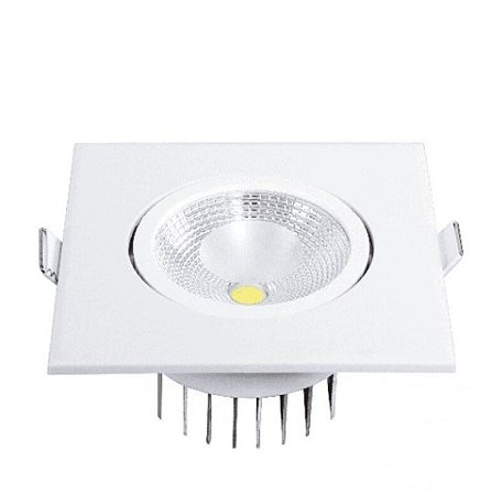 Spot Led Embutir Quadrado 6w Quente Blumenau