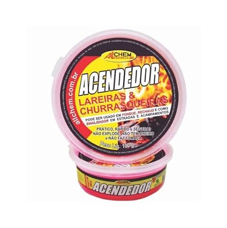 Acendedor para Carvão/Lenha 140g Allchem