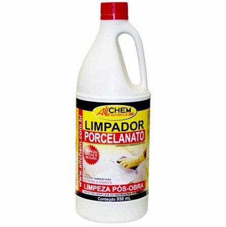 Limpador Porcelanato Pós Obra 950ml Allchem