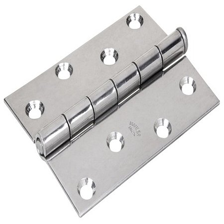 Dobradiça Inox 100x75mm 4x3 Mahler