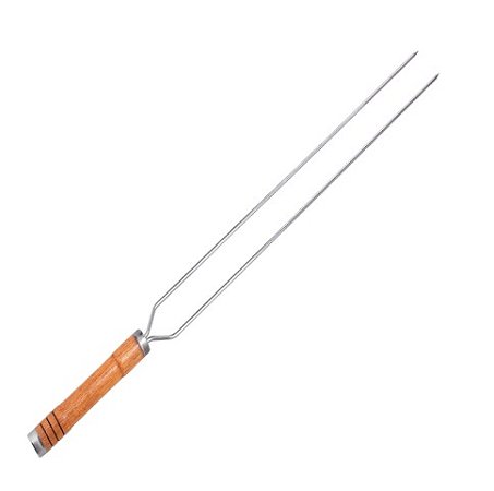 Espeto Inox Duplo P/churrasco 75cm Mahler
