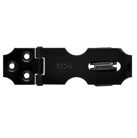 Ferrolho 25x65x1.20mm Porta/cadeado Preto Rocha