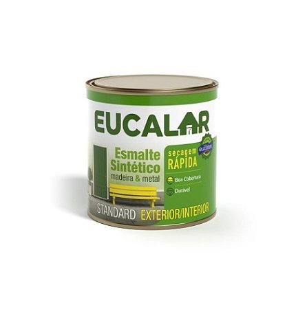 Eucalar Esmalte Brilhante Alumínio 0,9lts