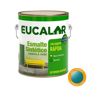 Eucalar Esmalte Brilhante Azul França 3,6lts