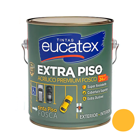 Eucatex Piso Acrílica Amarela Demarcação 3,6lts