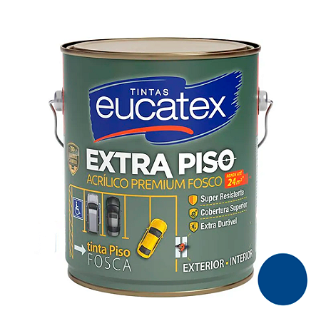 Eucatex Piso Acrílico Azul 3,6lts
