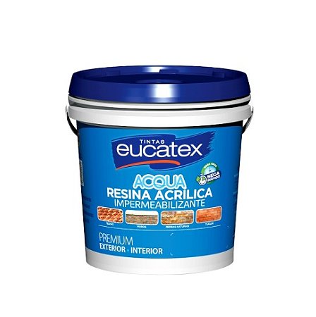 Resina Acrílica Base Água Telha 3,6l Eucatex