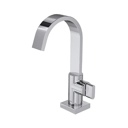 Torneira de Mesa Bica Para Lavatório Polo Cromado Deca