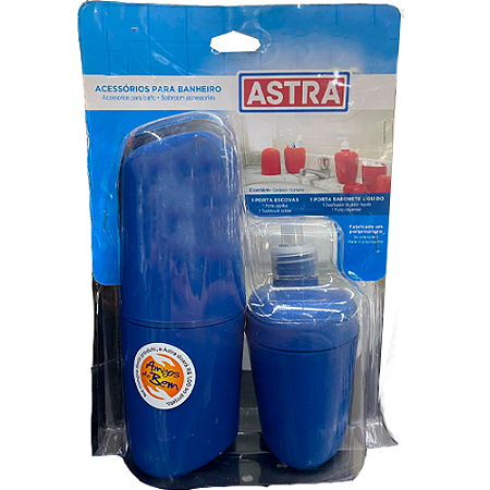 Kit Acess.2pcs P/banheiro Cobalto Astra Nc