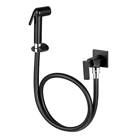 Ducha Higien. 1850 35 Preto Matte Meber Nc