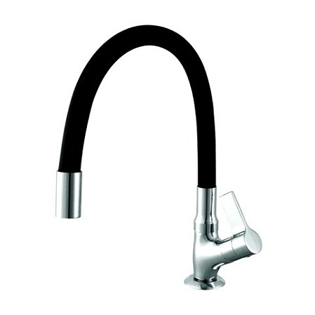 Torneira Cozinha Balcão Cromado/preto Meber