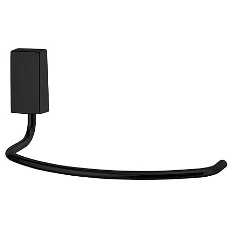 Toalheiro Argola Preta 2050 B30 Loreway Lorenzetti