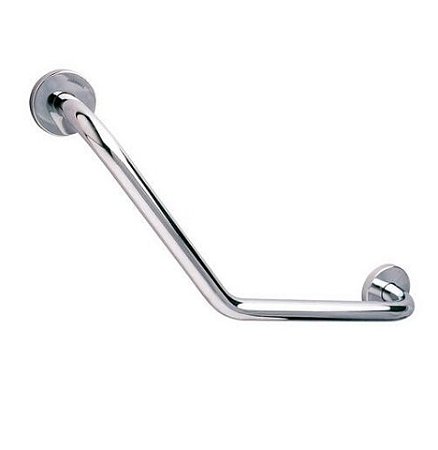 Barra de Apoio Curvo Cromada 50cm Jackwal