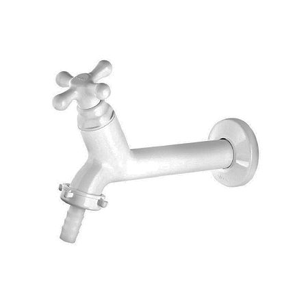 Torneira p/ Pia 15cm C/bico Branca Marujá Viqua