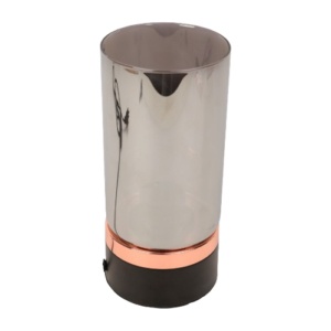 Lum. Led Mesa Retrô Preta E-27 Avant Nc