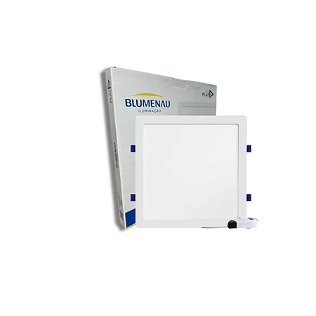 Painel Led Embutir Quadrado 6w Fria Blumenau