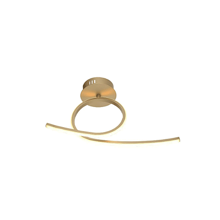 Pendente Led Plafon Eva 18w 3 Temp. Dourado Avant