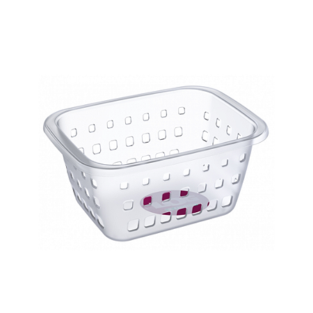 Cesto Plast. 1,4lts Cristal Ordene