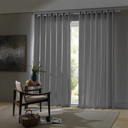 Cort Rust 3,60mx2.50m Cinza Esc.02 Bella Janela