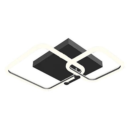 Plafon Space Square Double 36w Pr Bronzearte