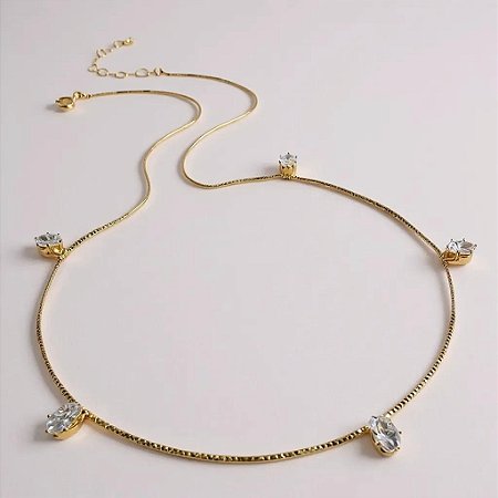 Colar Gota Oval