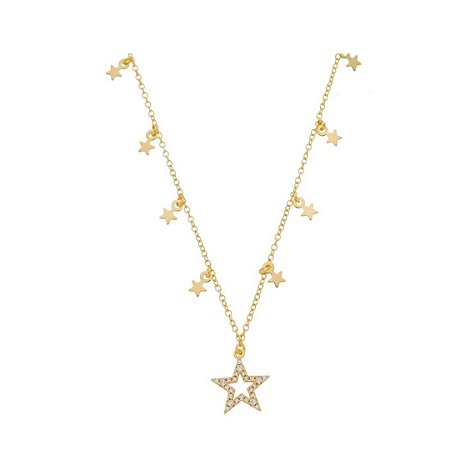 Colar de Estrelas Cravejadas