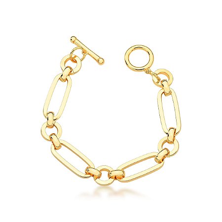 Pulseira com Elos Lisos
