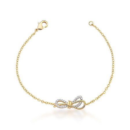 Pulseira Laço Cravejada
