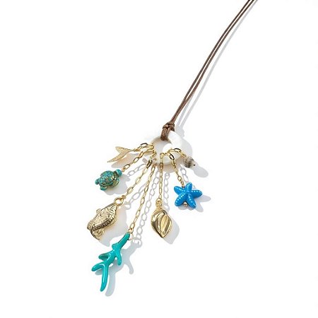 Colar Summer Pingentes Oceano