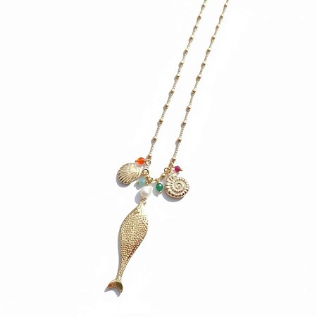 Colar Longo Summer Charms Peixe
