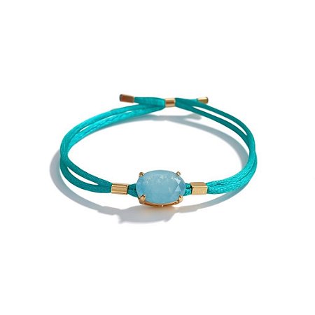 Pulseira Regulável Quartzo Verde