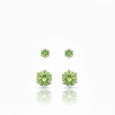 Dupla de Brincos Ponto de Luz Green Light