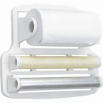 Porta Rolo Suporte Para Papel Toalha Alumínio Pratico Triplo