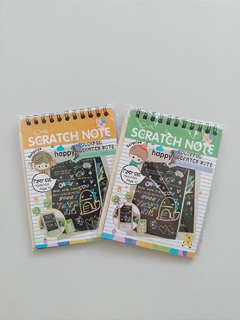 Caderno Scratck Note - Pequeno