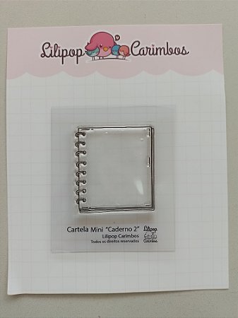 Carimbo - Cartela Caderno Mini