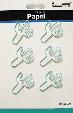 Clips de Papel - Cacto