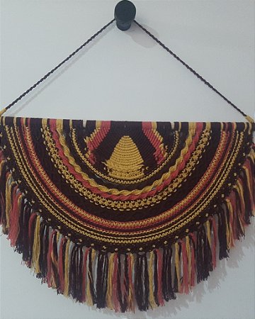 Painel em macramê - Colors