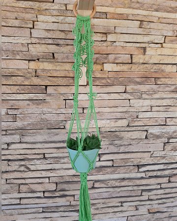 Suporte Para Plantas Em Macramê - Jade