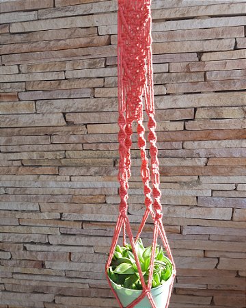 Suporte Para Plantas Em Macramê - Bere DNA