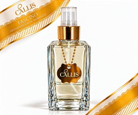 Aromatizador de Ambientes Spray Fascino Cállis 250 ml - Luxo Com Pingente