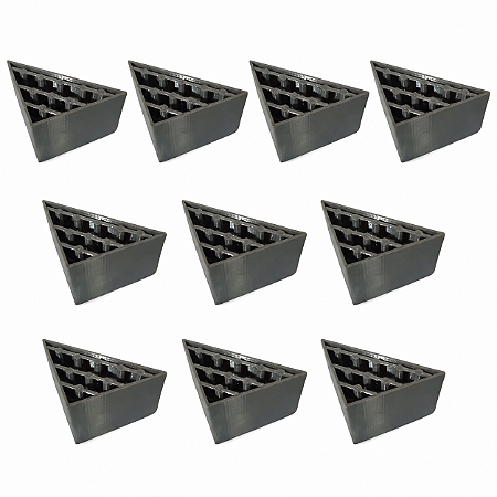 Kit 10 Alimentadores Internos Triangulares para Meliponicultura