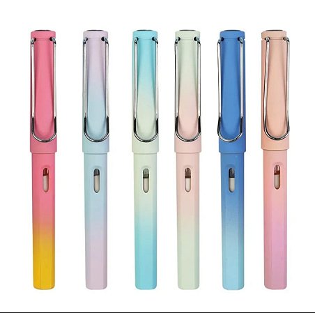 Lápis infinito degradê